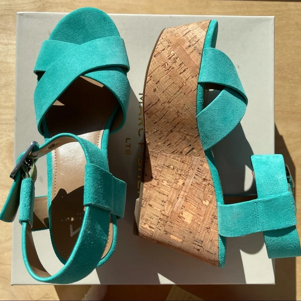Marc Fisher, New, CACIE Wedge Sandal